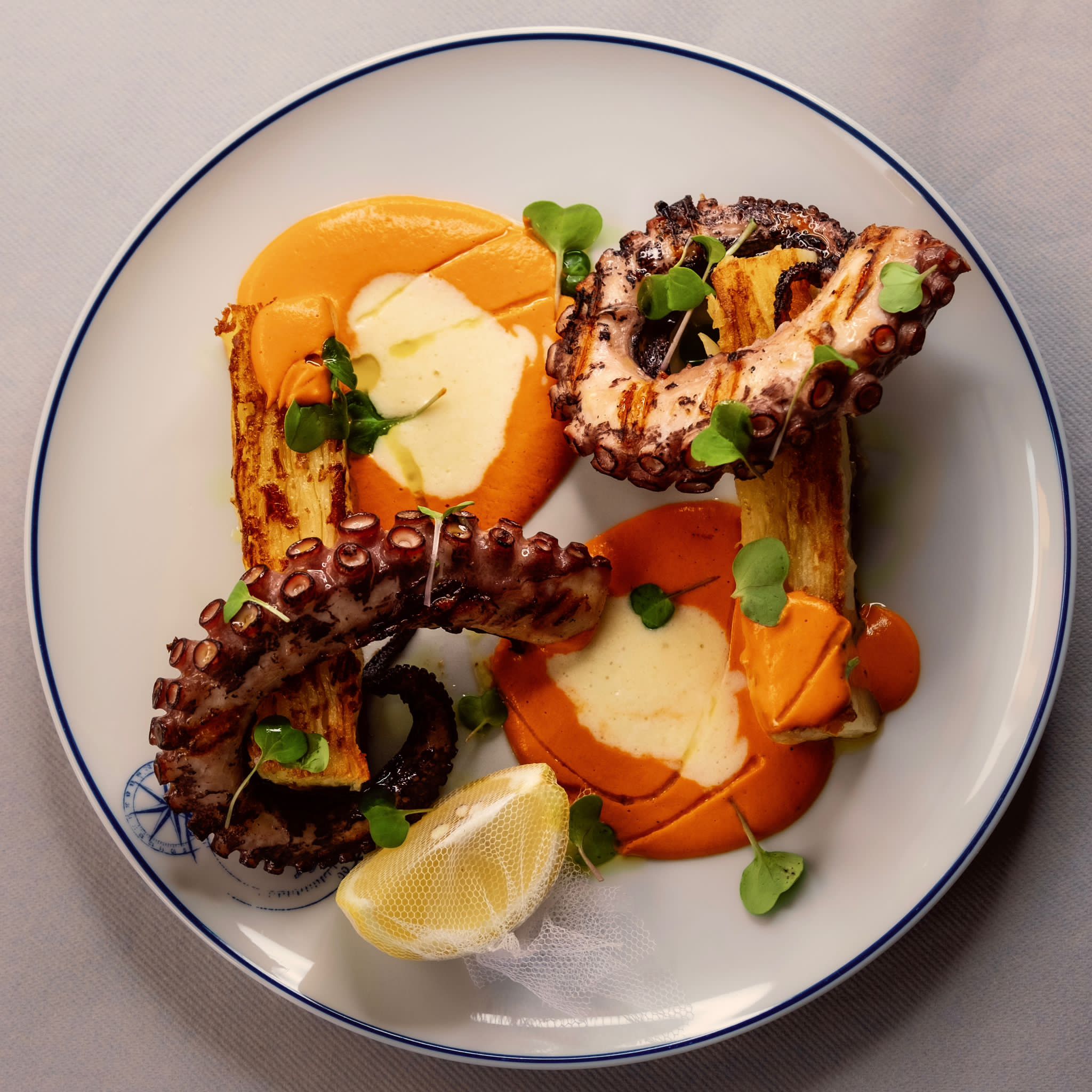 Grilled octopus at Terra Cotta Ferragudo